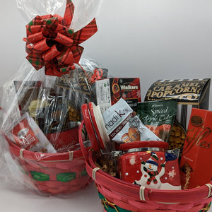 Heartwarming Holiday Gifts showcasing snowman jar and festive mug respectively.